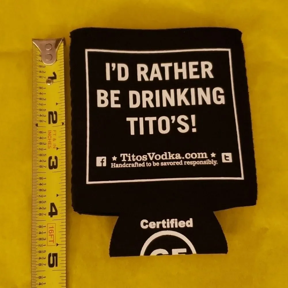 Tito's Handmade Vodka Branded Koosie- Set of Two